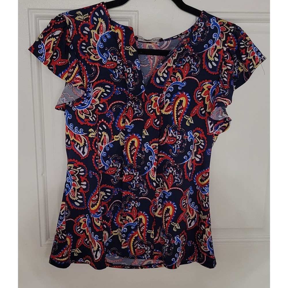 Zoey &‎ Leelo~Paisley Blouse~S